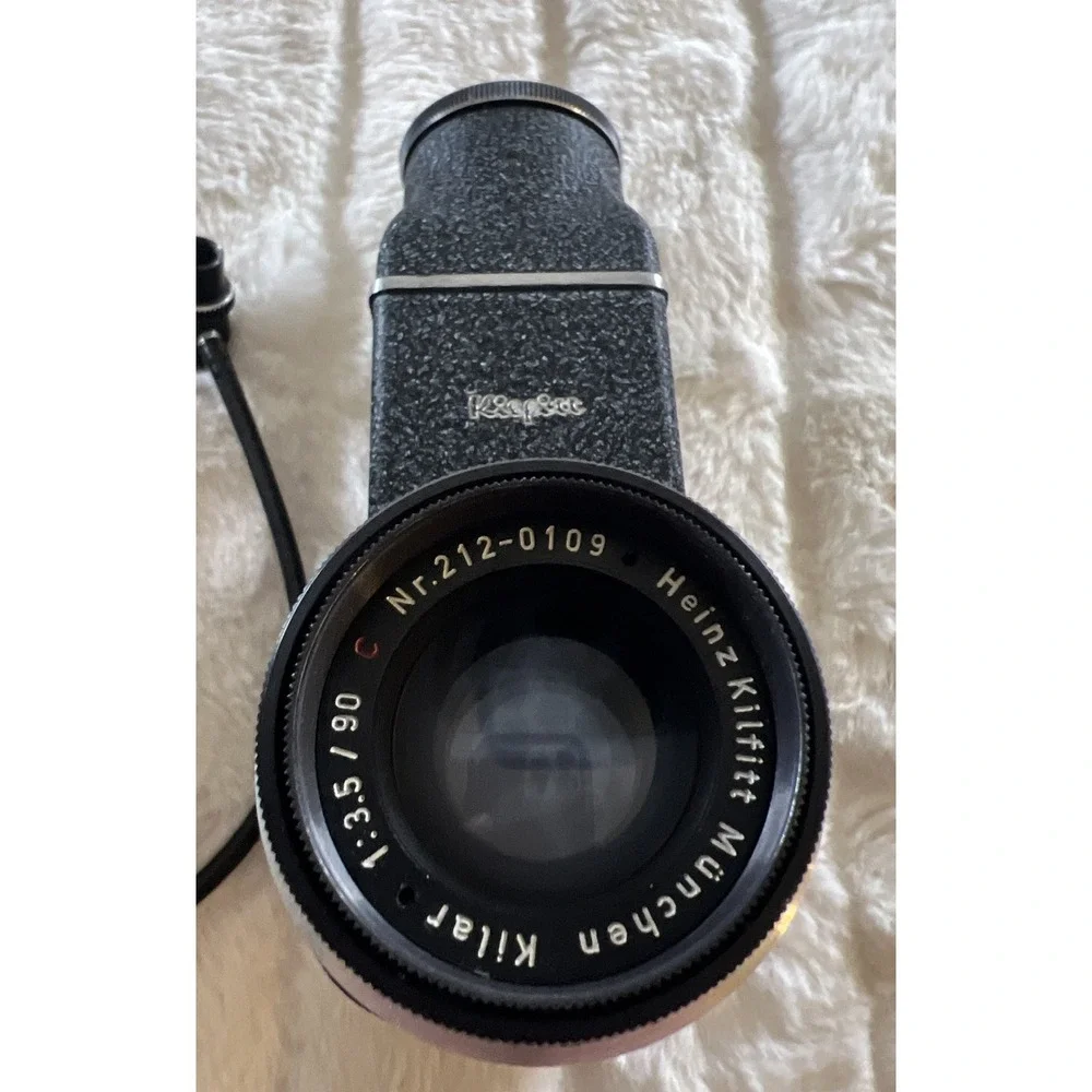 Kilfitt Kilarscope W/ Leica M39 90mm 3.5 Kilar C‎ Lens Accessories Leather Case